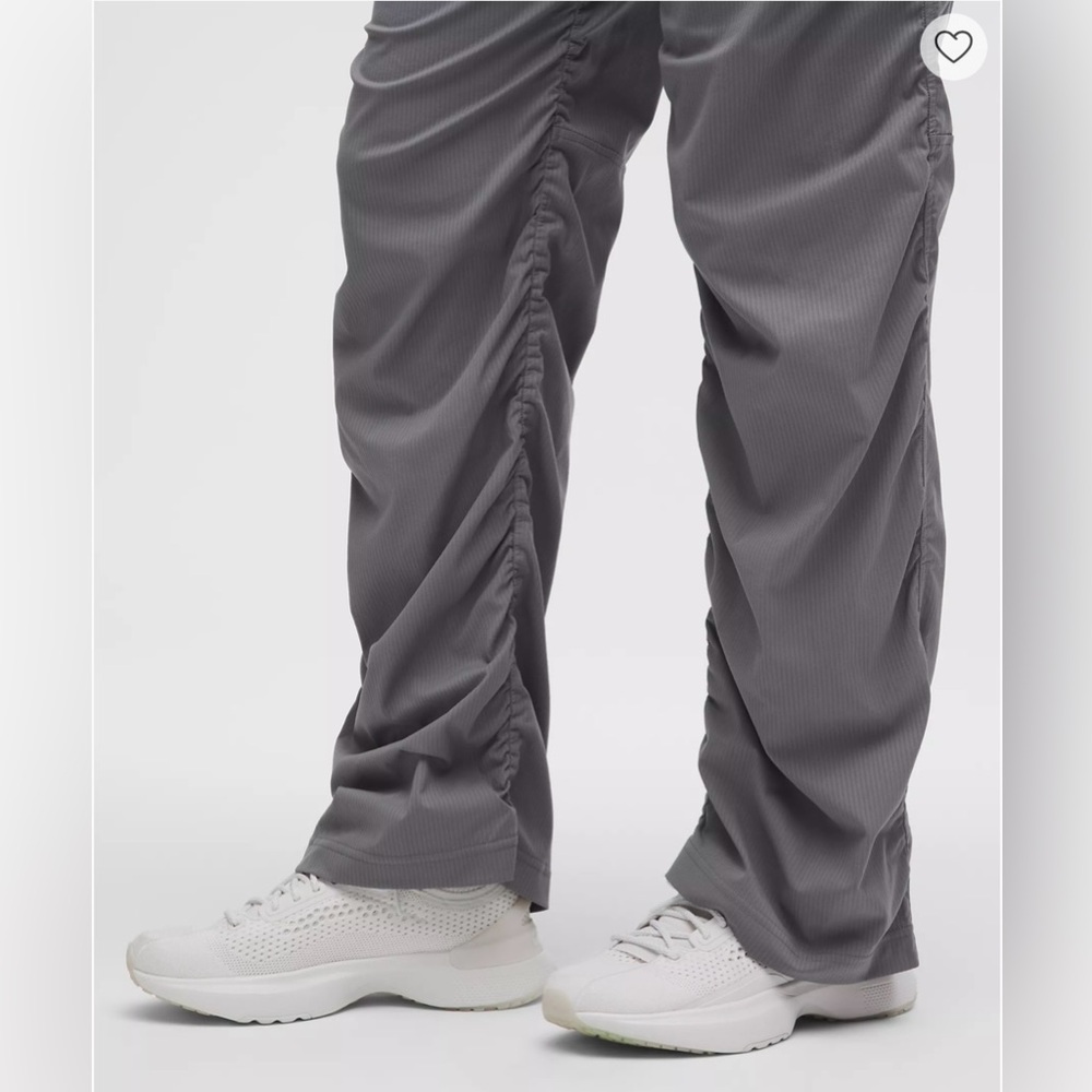 NWT Lululemon Dance Studio slim-fit HR Flared Pant, Solar Gray, XS - Picture 6 of 12